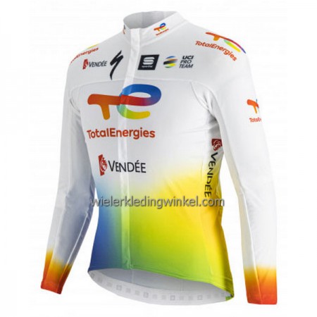 Wielershirt 2023 Team TotalEnergies Lange Mouw